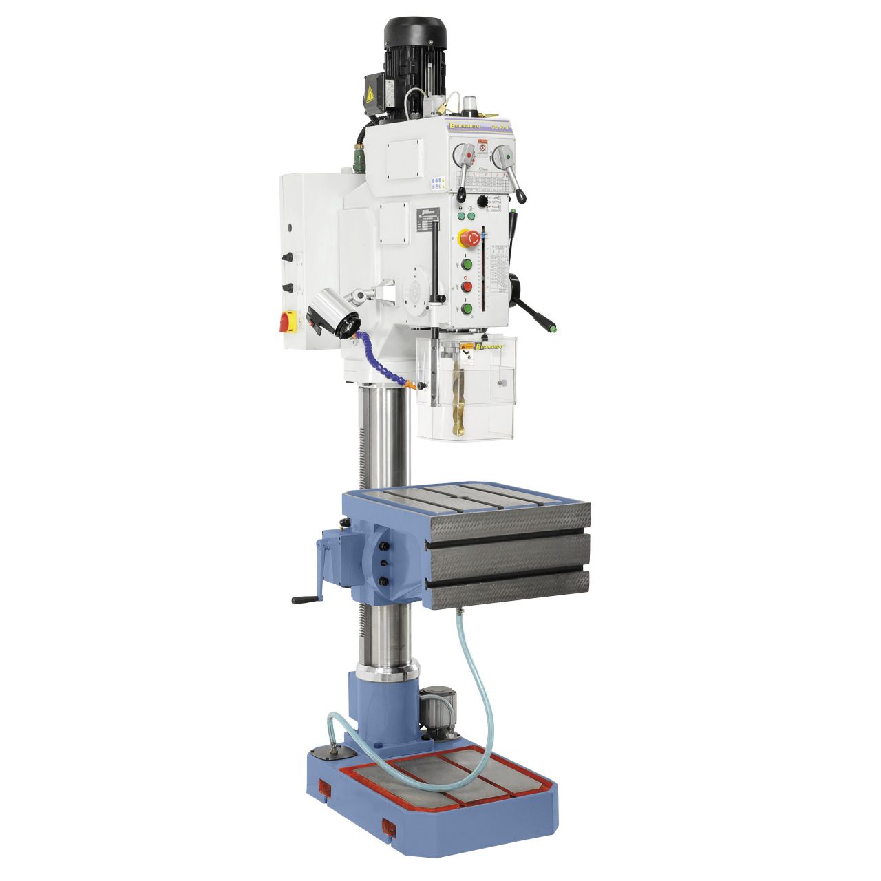 Getriebe-Säulenbohrmaschine GB 40 N mit Winkeltisch