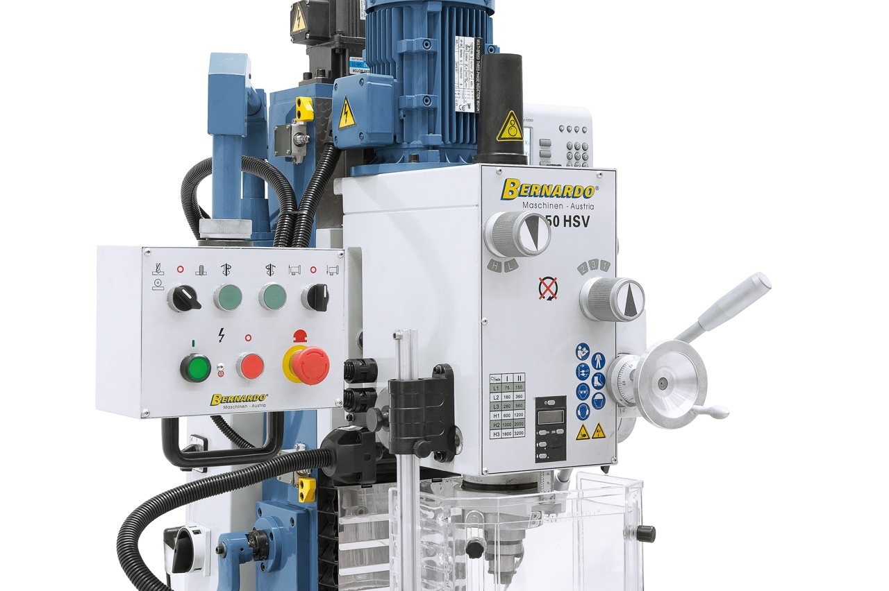 Bohr- und Fräsmaschine FM 50 HSV inkl. 3-Achs-Digitalanzeige