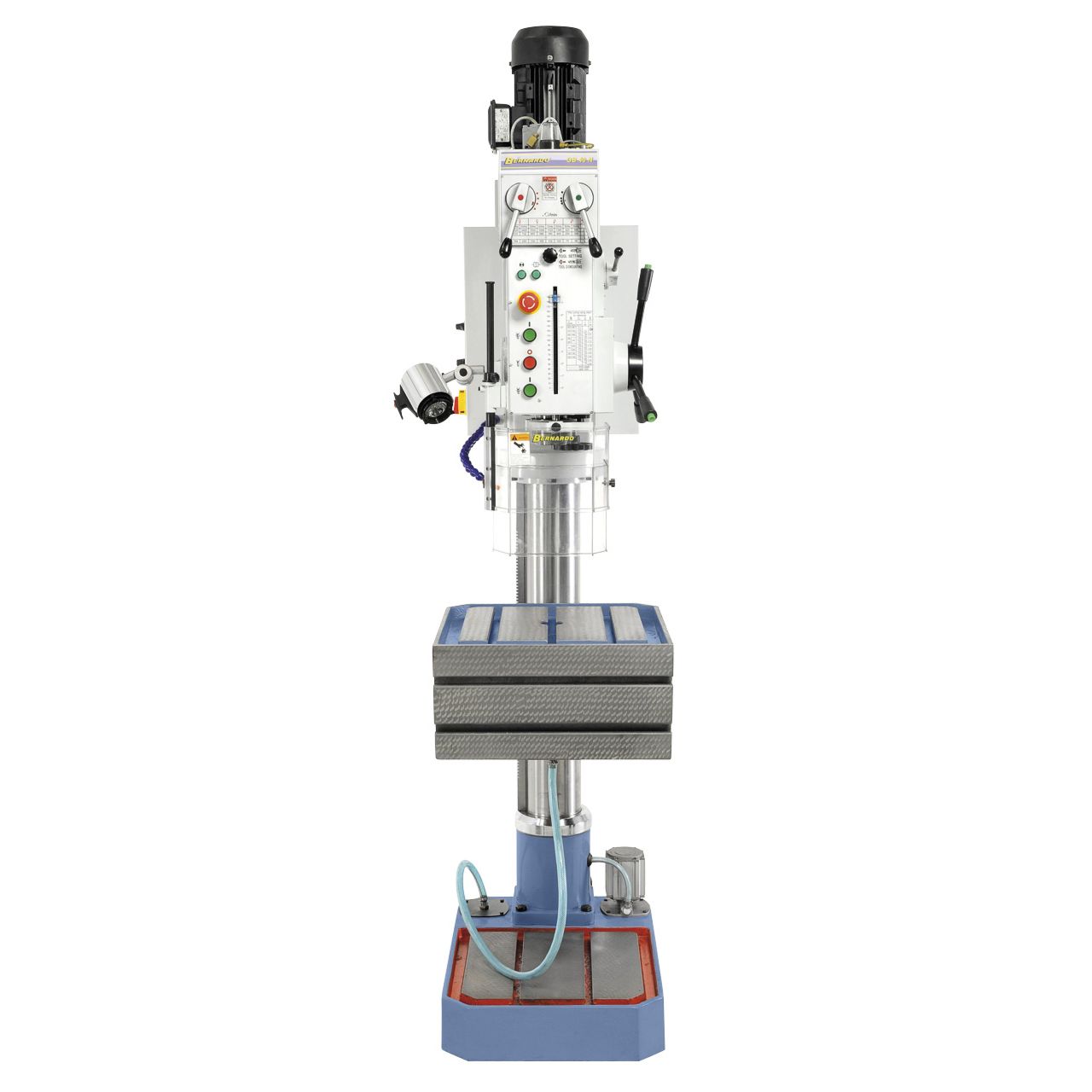 Getriebe-Säulenbohrmaschine GB 40 N mit Winkeltisch