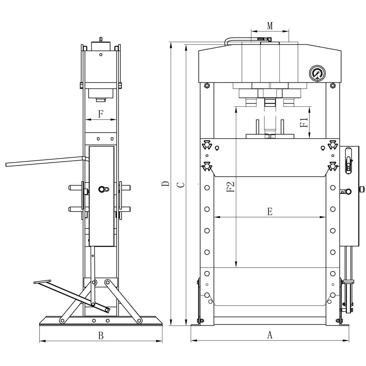 Werkstattpresse WK 15 TH Pro