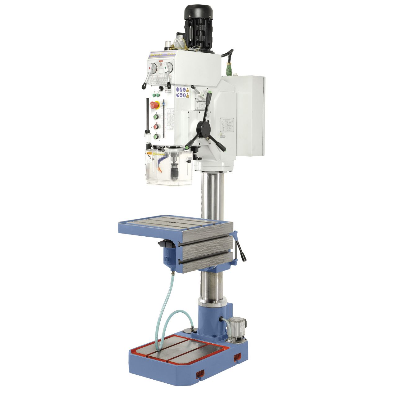 Getriebe-Säulenbohrmaschine GB 40 N mit Winkeltisch