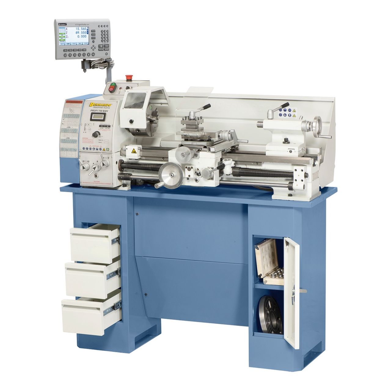 Vario-Drehmaschine Profi 700 BQV inkl. 2-Achs-Digitalanzeige