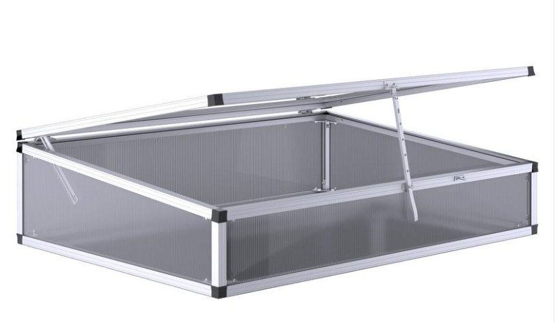 KGT Frühbeet-Aufsatz für Woody 130, Alu-Profilsystem - 130cm breit