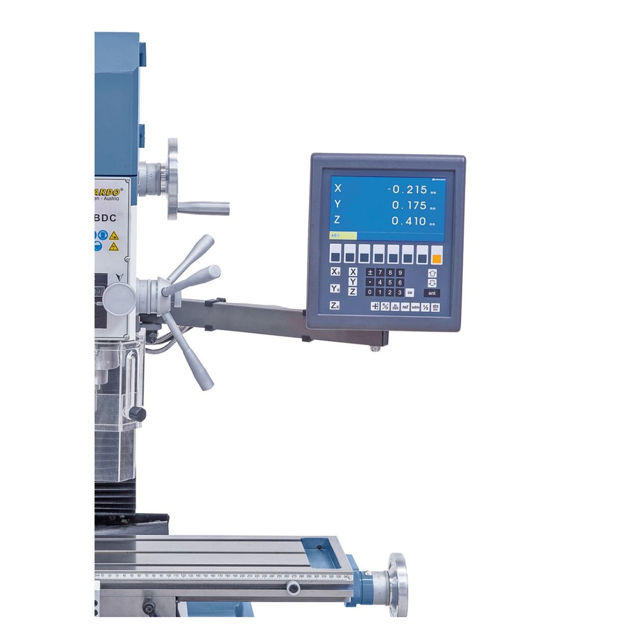 Bohr- und Fräsmaschine BF 28 BDC inkl. 3-Achs-Digitalanzeige, Bernardo