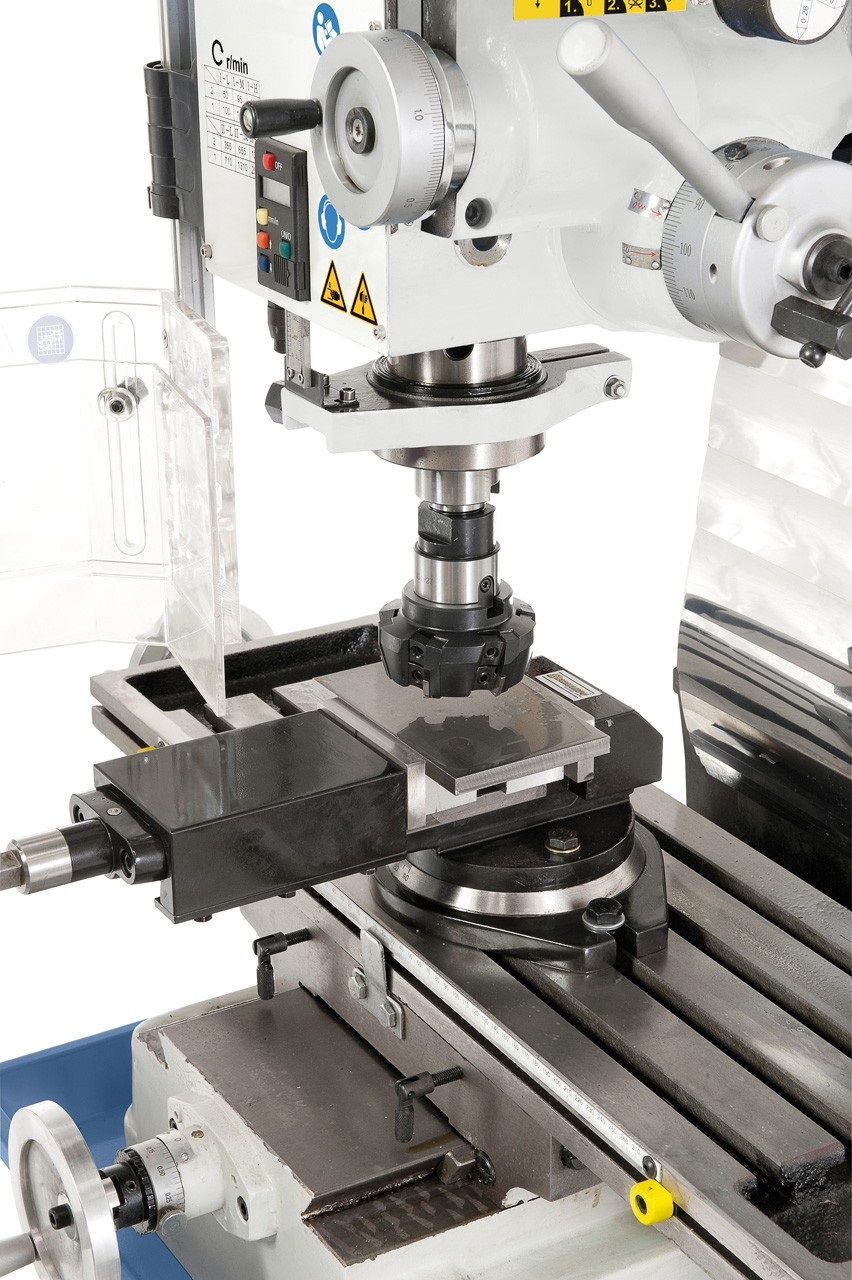 Bohr- und Fräsmaschine FM 45 HSV inkl. 3-Achs-Digitalanzeige