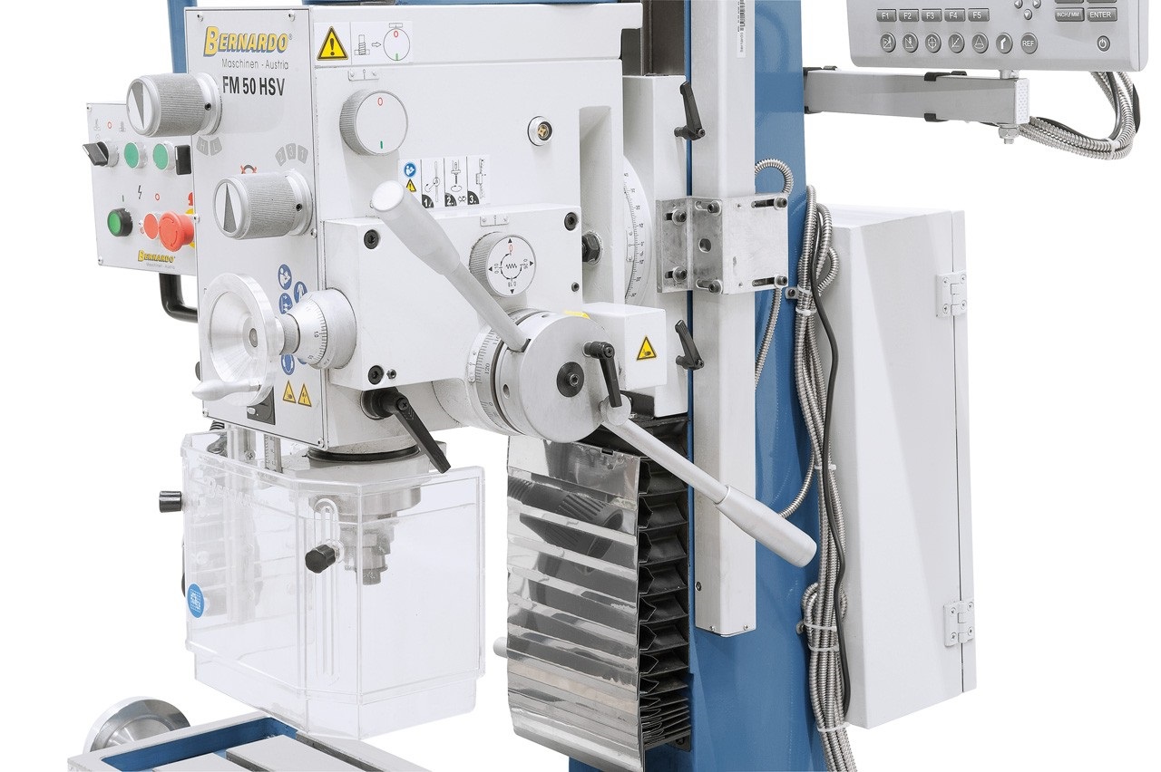 Bohr- und Fräsmaschine FM 50 HSV inkl. 3-Achs-Digitalanzeige